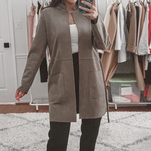 H&M Faux Suede Jacket - Picture 2 of 2